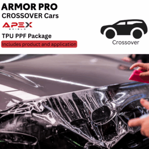ApexShield Paint Protection Film (PPF) Armor Pro Package For Large Sedan/Crossover Type-TPU