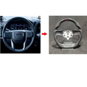 Carbon Fiber Steering For GMC SIERRA 2019+2021