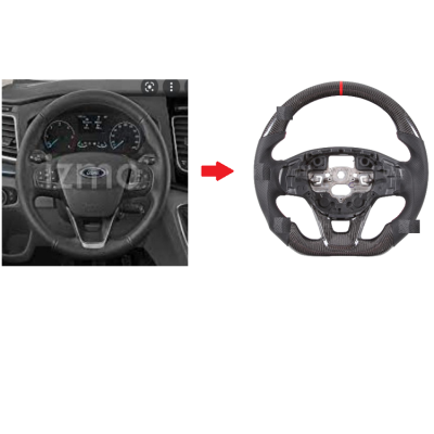 Carbon Fiber Steering For Ford Transit Custom Tourneo 2021-2022