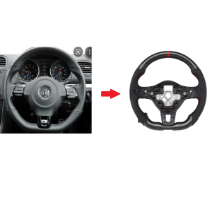 Carbon Fiber Steering For VW MK6 2008-2014