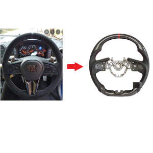 Carbon Fiber Steering For Nissan Gtr 2017-2021