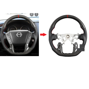 Carbon Fiber Steering For Nissan Y62 2015-2018