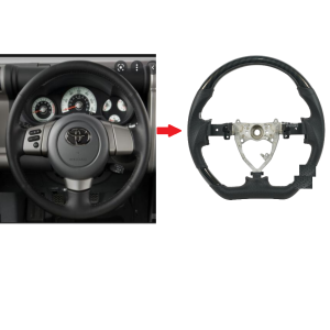 Wood Leather Steering For Toyota FJ Cruiser