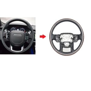Wood Leather Steering For Land Rover
