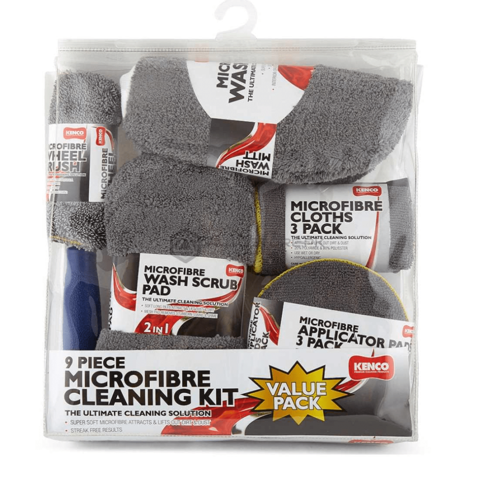 Kenco 9-Piece Microfiber Cleaning Kit