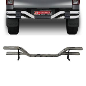 Toyota Hilux Revo | Rocco Rear Safeguard Stainless Steel F-6 2016-2024
