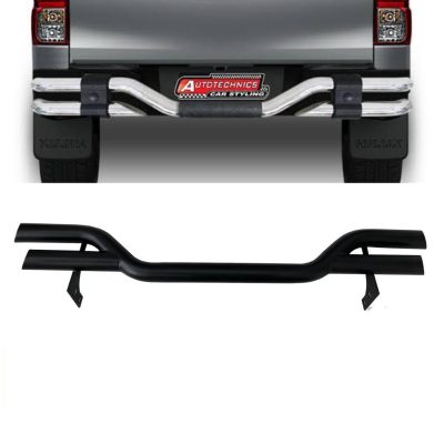 Toyota Hilux Revo | Rocco Rear Safeguard Black F-5 2016-2024