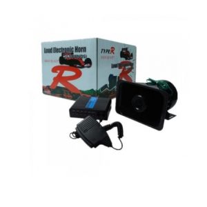 Type R Car Electronic Loud Speaker 5 Sound With MIC 12V