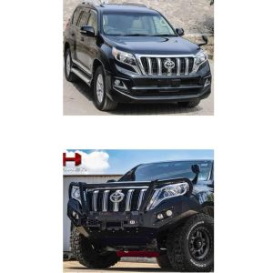 Toyota Prado FJ150 Hamer Front Armoured Bumper 2013-2016