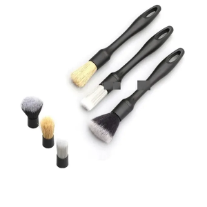 Black Car Detailing Brush 3Pcs