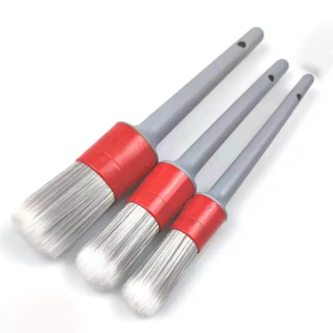 Grey Car Detailing Bursh 3Pcs