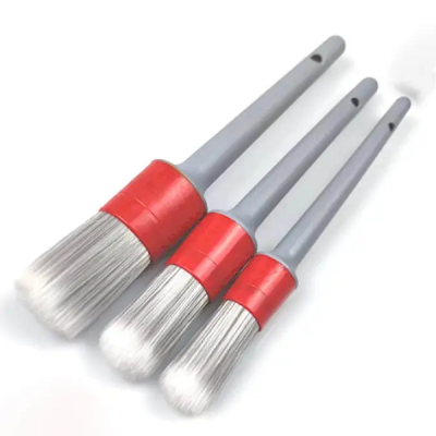 Grey Car Detailing Bursh 3Pcs