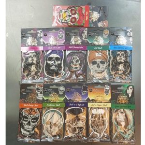 Aroma Card Air Freshener Skull Shape