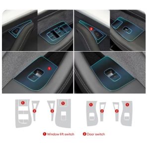 Tesla 3 Interior Premium Paint Film TPU Sheets 2024