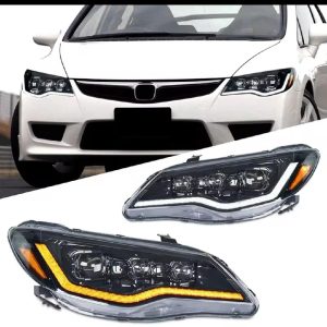 Honda Civic Reborn Audi Style LED Head Lamp 2008-2013