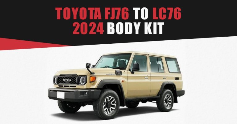 Toyota FJ76 to LC76 2024 Body Kit