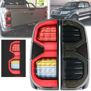 Toyota Hilux Vigo/Rocco Dark Smoke Tail Lamps 2021-2023