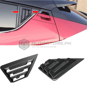 Toyota C-HR Window Louvers Rear Side 2016-2019