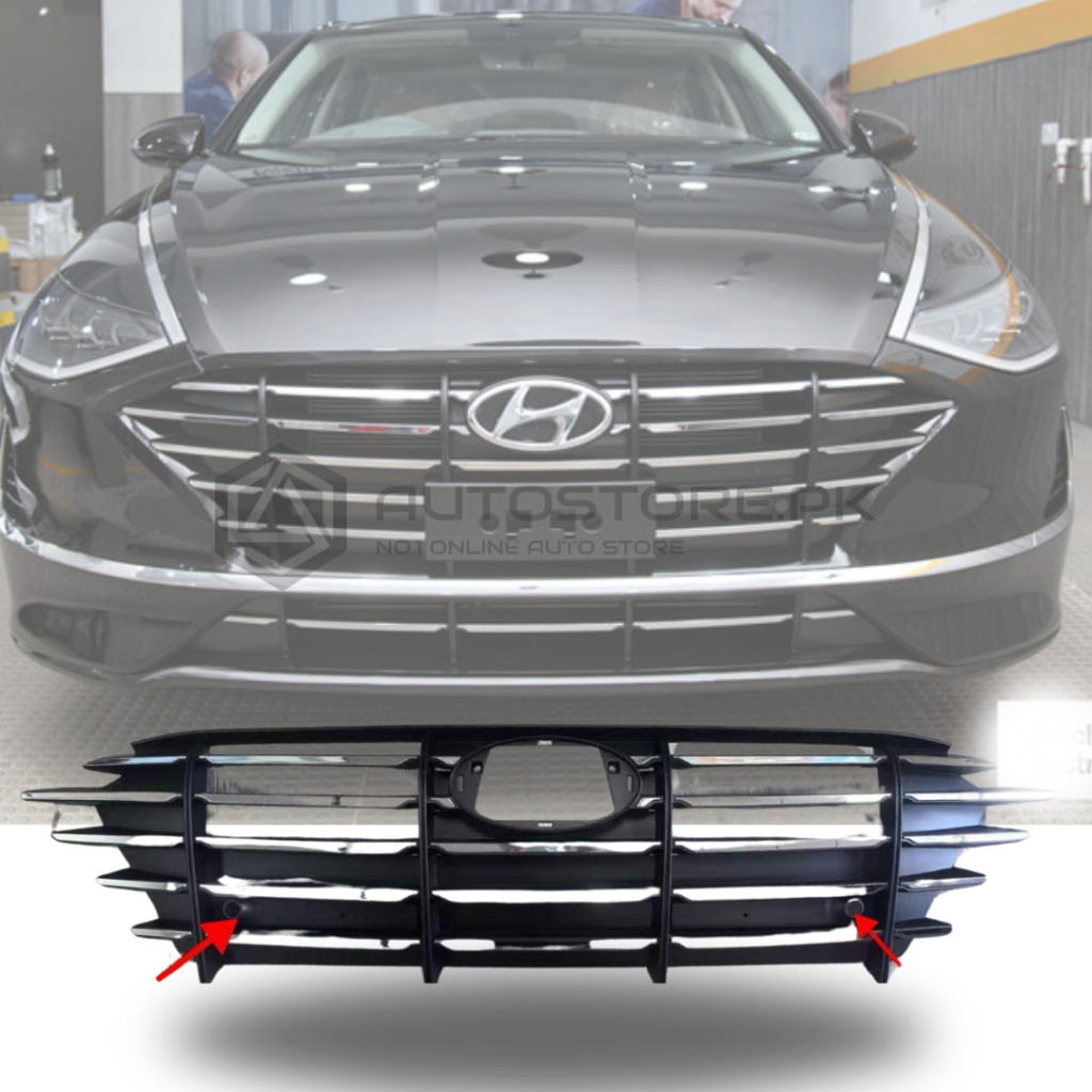 Hyundai Sonata OEM Front Grill With Sensor Hole 2020-2021 - Autostore.pk