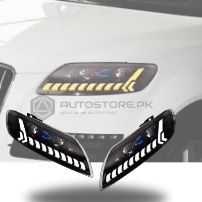 Audi Q7 Headlamps Matrix Style 2006-2015