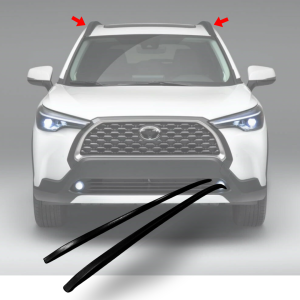 Toyota Corolla Cross Roof Rail Glossy Black 2020-2024