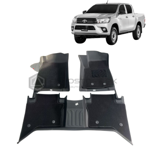 Toyota Hilux Revo TPE Floor Mats 2016-2023