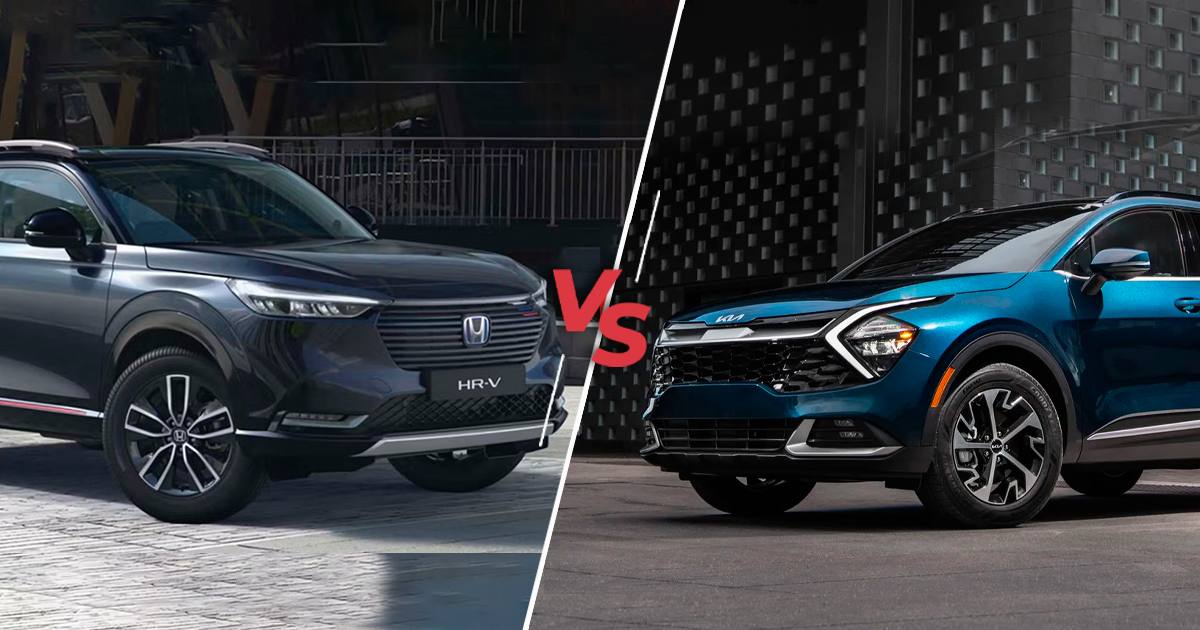 KIA Sportage L HEV vs Honda HR-V Hybrid
