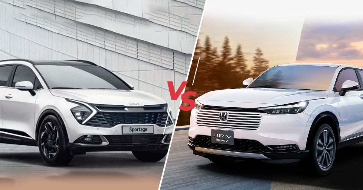 KIA Sportage L HEV vs Honda HR-V Hybrid