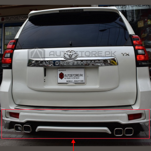 Toyota Prado FJ150 Rear Modellista White Body kit Double Exhaust 2018