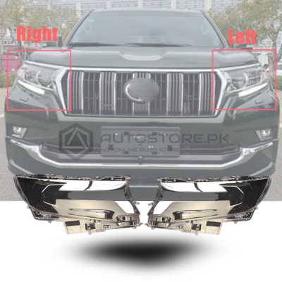 Toyota Prado Head Lamps Lens Cover 2017-2019