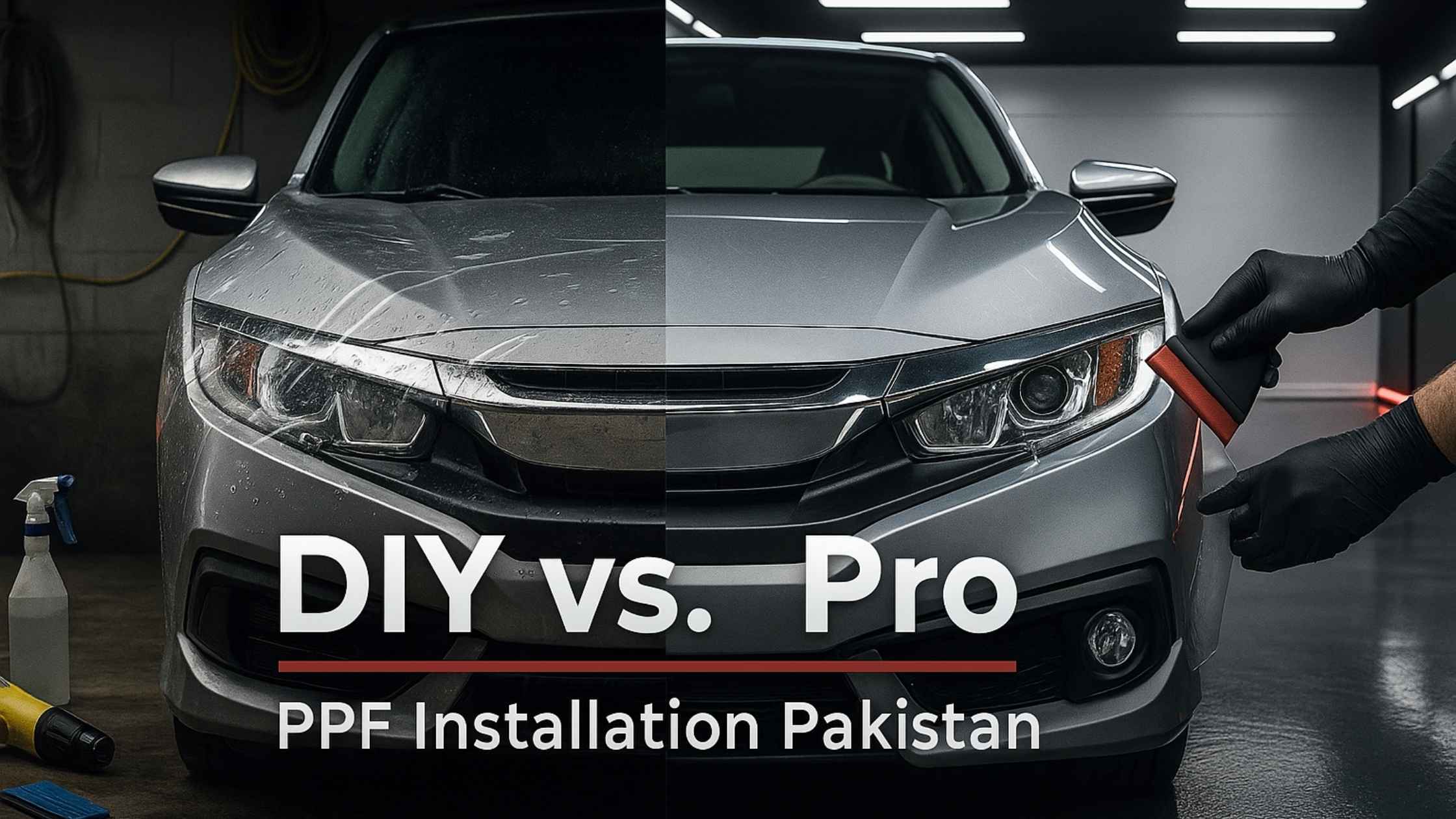 DIY vs Professional PPF Installation in Pakistan