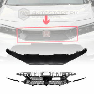 Honda Civic 11th Gen VRS Style Grill With Hood Plastic 2022-2024