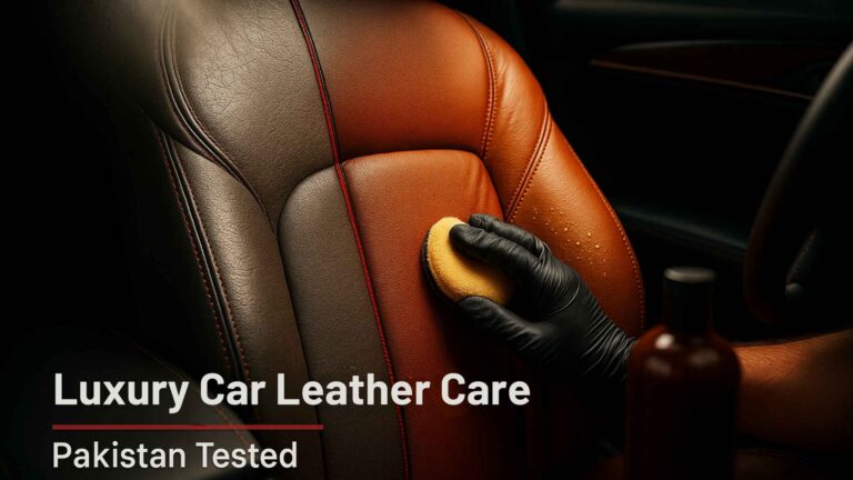 Leather Care Secrets for Luxury Cars in Pakistan
