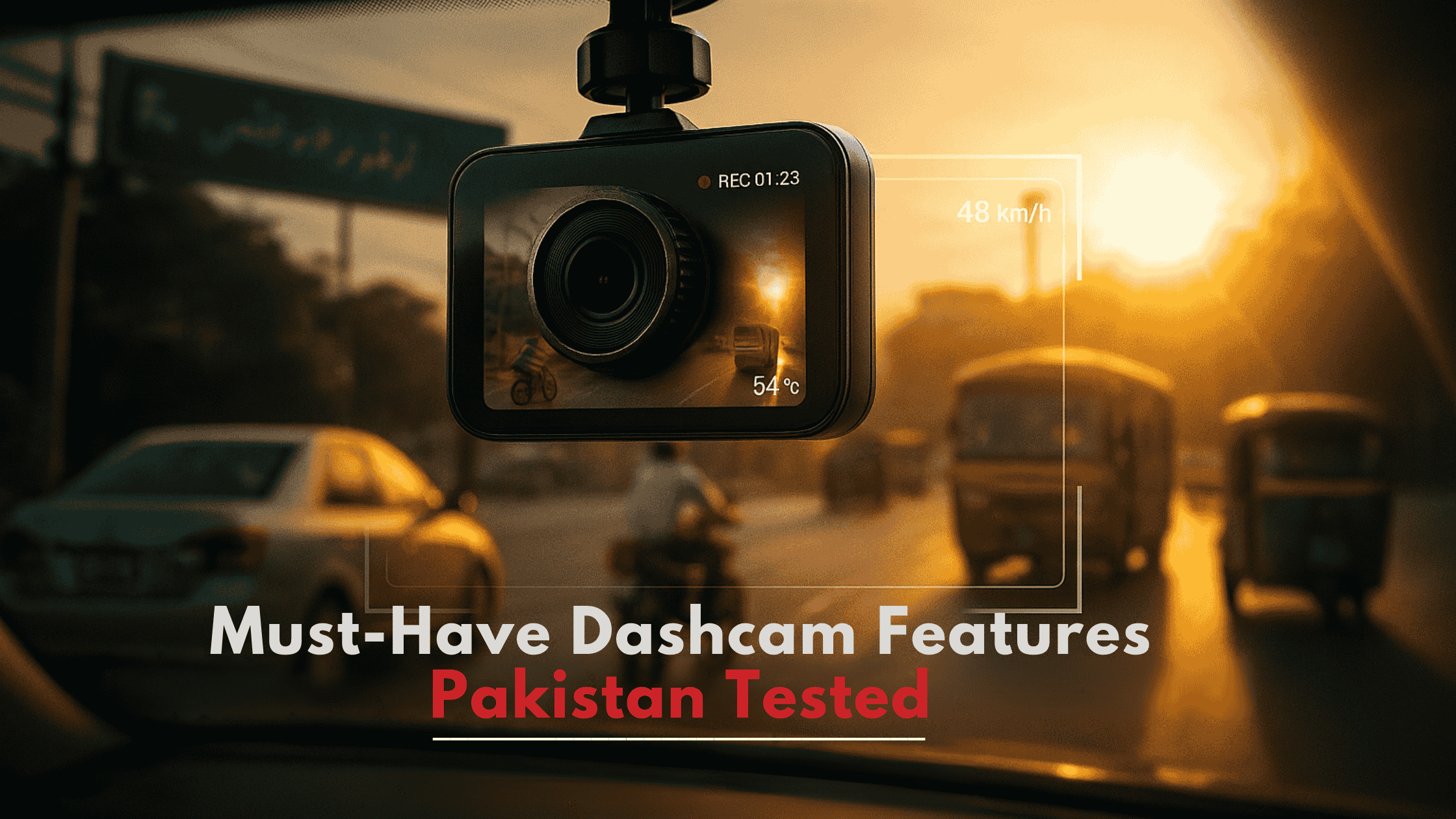 Dashcams for Pakistani Roads