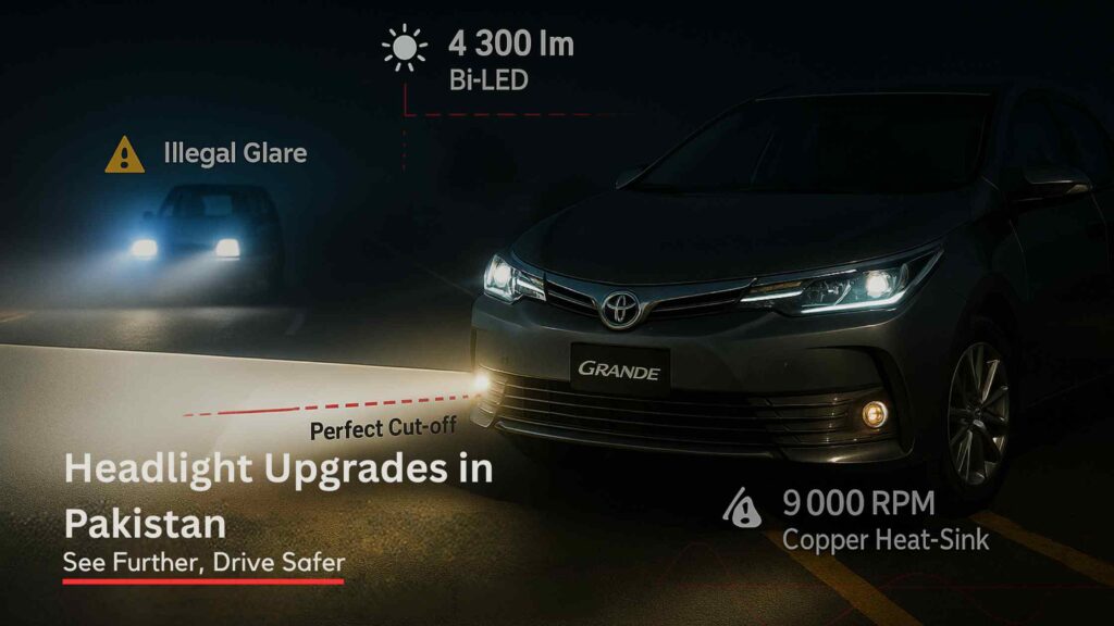 Headlight Upgrades in Pakistan