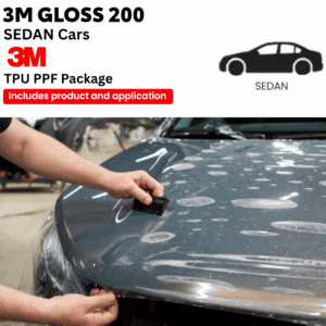 Paint Protection Film (PPF) Gloss 200 Package For Sedan Type-TPU