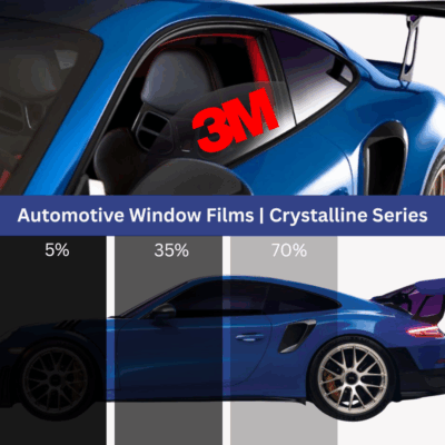 3M Automotive Window Films | Crystalline Series For Large Sedan/Crossover Cars