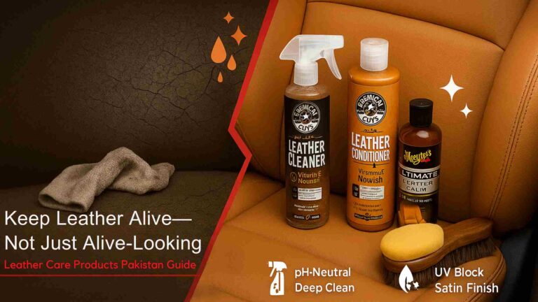 A Guide to Leather Care Products in Pakistan