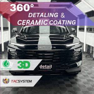 360° Detailing And Ceramic Coating Package For Large Sedan/ Crossover Cars