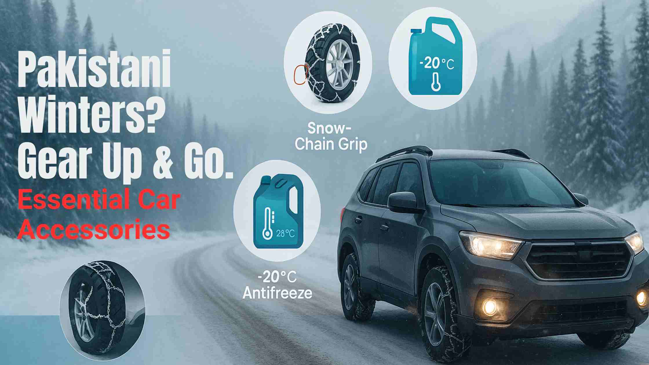 Essential car accessories for winter