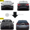 BMW 7 Series F02 2009-2015 Upgrade | Conversion To BMW G12 M760 Style 2019-2022(NO BODY CUT) thumbnail 1
