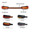 Toyota Fortuner LX600 Style Tail Lamps with LED Garnish 2016–2023 thumbnail 4