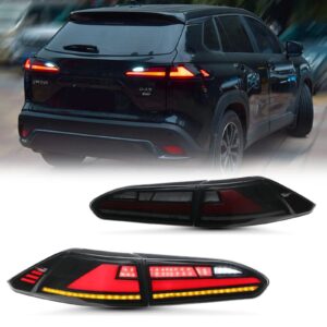 Toyota Corolla Cross Smoke LED Tail Lamps Sequential 2021-2024