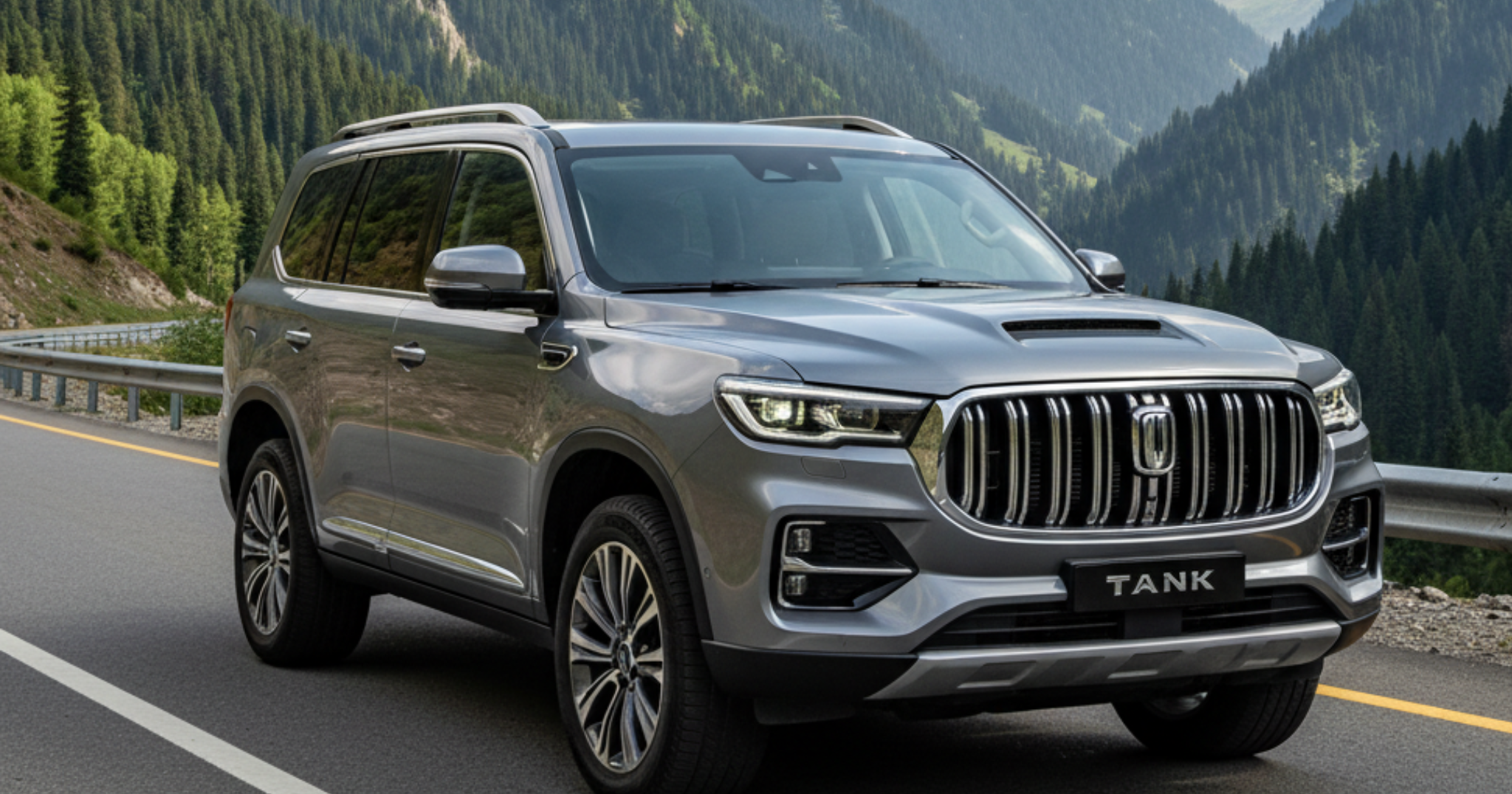 A blog banner showing TANK car on the road.