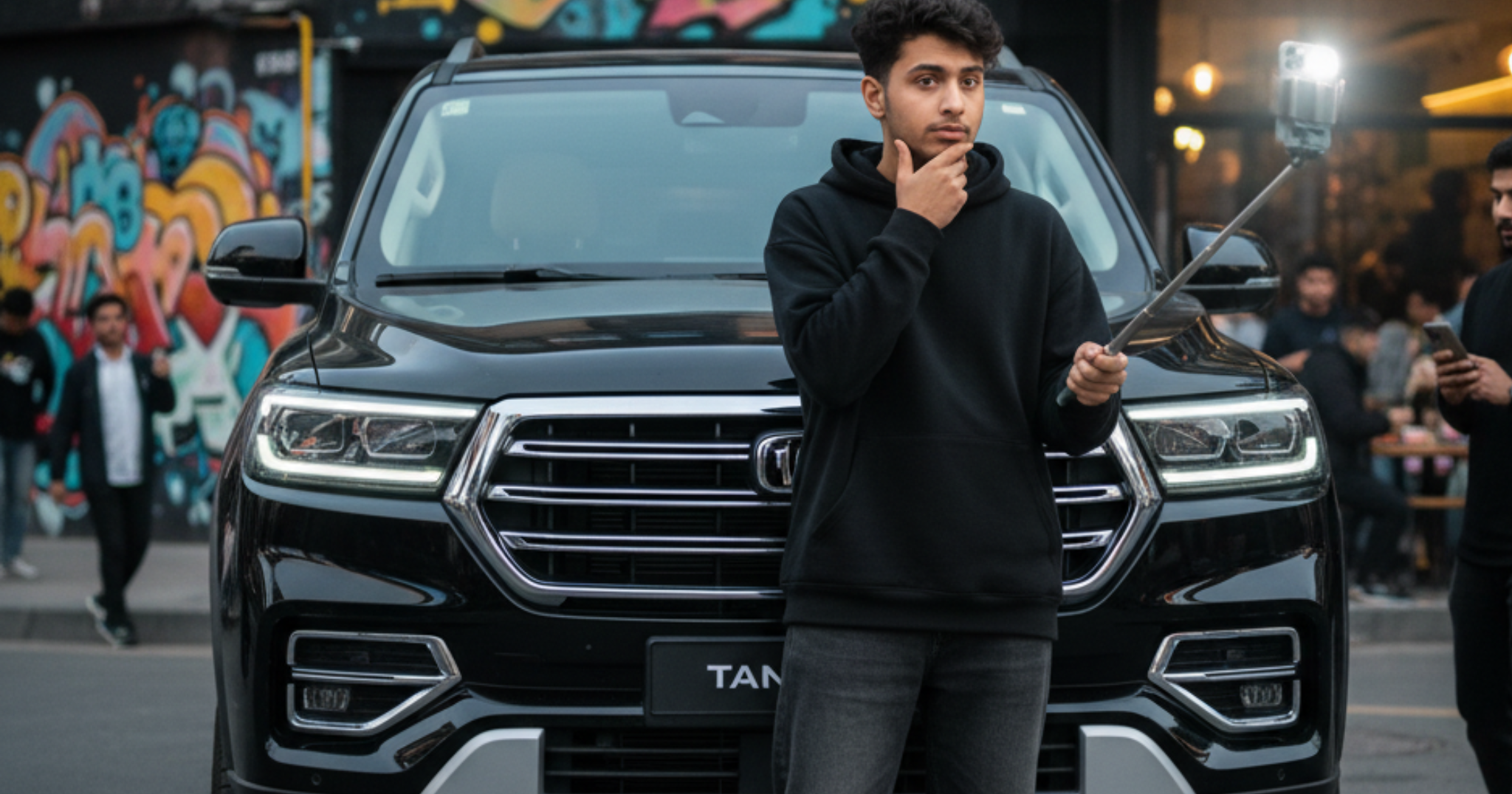 A blog banner image showing the Tank 500 car