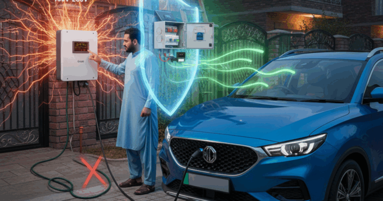 Electric Vehicle (EV) Charging at Home: 5 Safety Tips for Pakistani Voltage Fluctuations