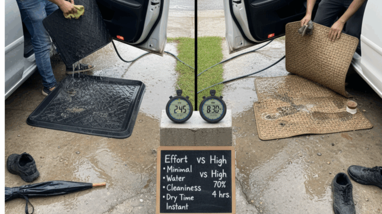 7D Floor Mats vs. Grass Mats: Which is Easier to Clean After a Rainy Day?