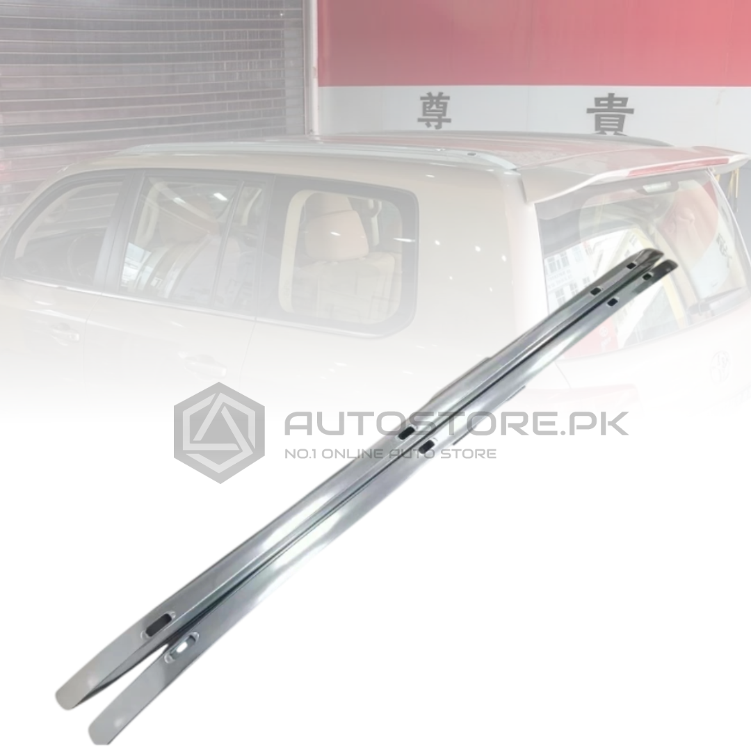 Toyota Land Cruiser Silver Lexus Design Roof Rail Bars 2021-2023