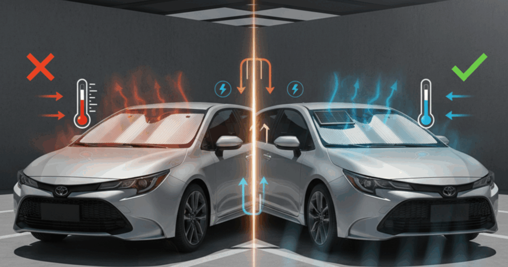 A blog banner image showing two separate vehicles