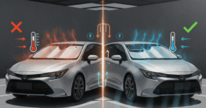 A blog banner image showing two separate vehicles